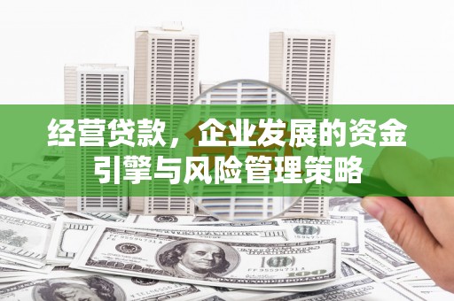 沐川经营贷款，企业发展的资金引擎与风险管理策略