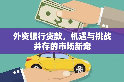 沐川外资银行贷款，机遇与挑战并存的市场新宠
