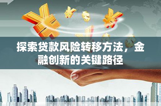 沐川探索贷款风险转移方法，金融创新的关键路径