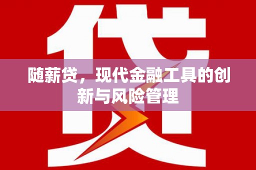 沐川随薪贷，现代金融工具的创新与风险管理