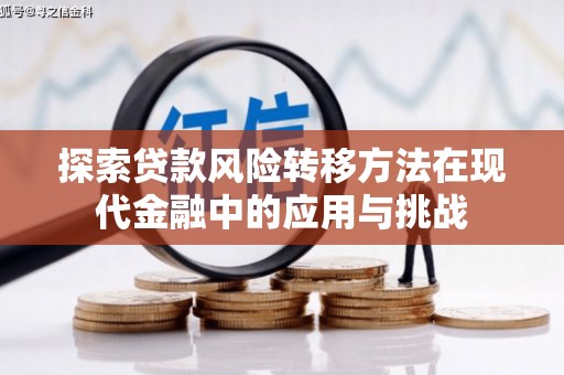 沐川探索贷款风险转移方法在现代金融中的应用与挑战