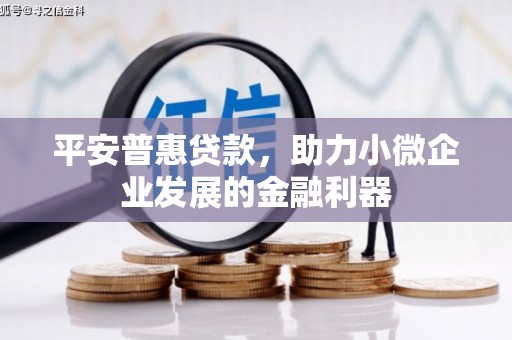 沐川平安普惠贷款，助力小微企业发展的金融利器