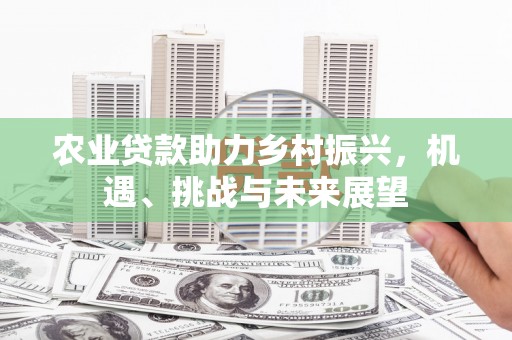 沐川农业贷款助力乡村振兴，机遇、挑战与未来展望