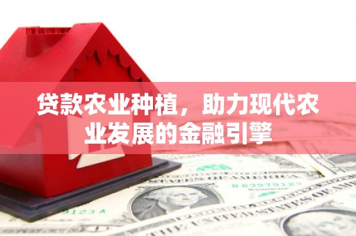 沐川贷款农业种植，助力现代农业发展的金融引擎