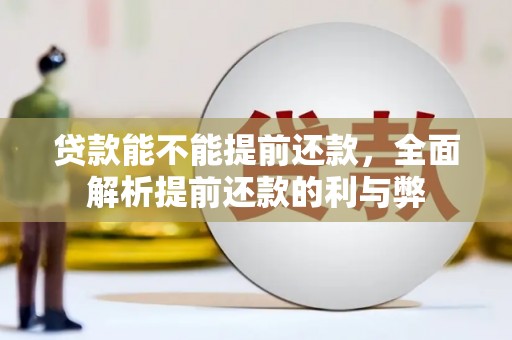 沐川贷款能不能提前还款，全面解析提前还款的利与弊