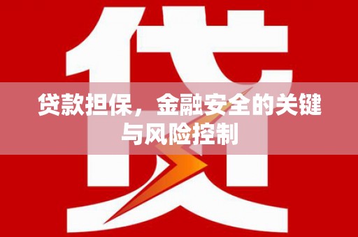 沐川贷款担保，金融安全的关键与风险控制