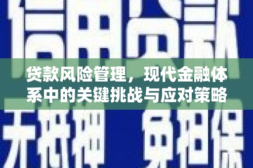 沐川贷款风险管理，现代金融体系中的关键挑战与应对策略