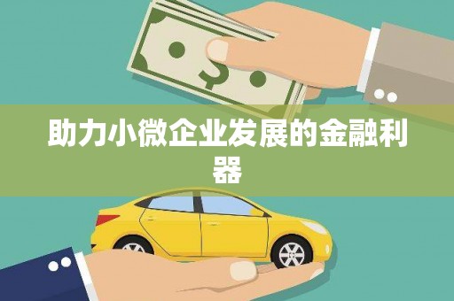 沐川助力小微企业发展的金融利器