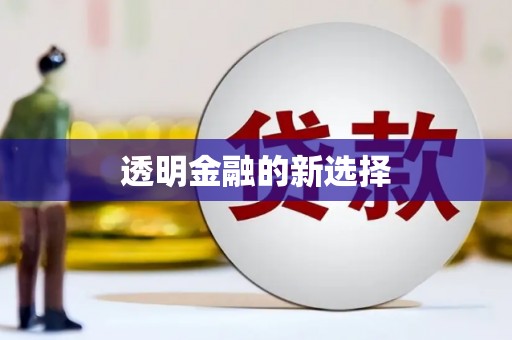 沐川透明金融的新选择