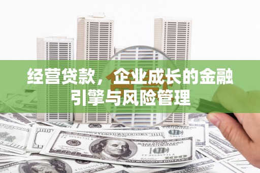 沐川经营贷款，企业成长的金融引擎与风险管理
